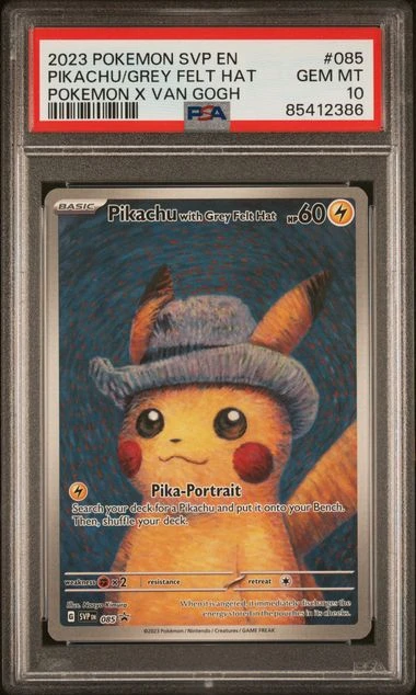 Van Gogh Pikachu · PSA 10